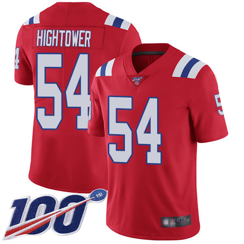 New England Patriots Football #54 100th Limited Red Men Dont a Hightower Alternate NFL Jersey->new england patriots->NFL Jersey